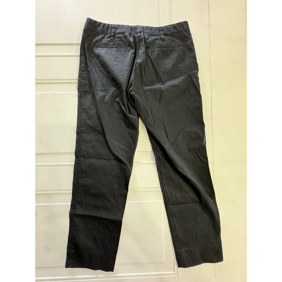 ETRO Italy Womens Black Chino Cotton Blend Dress Pants Size 42 US 6 Medium - Picture 4 of 6